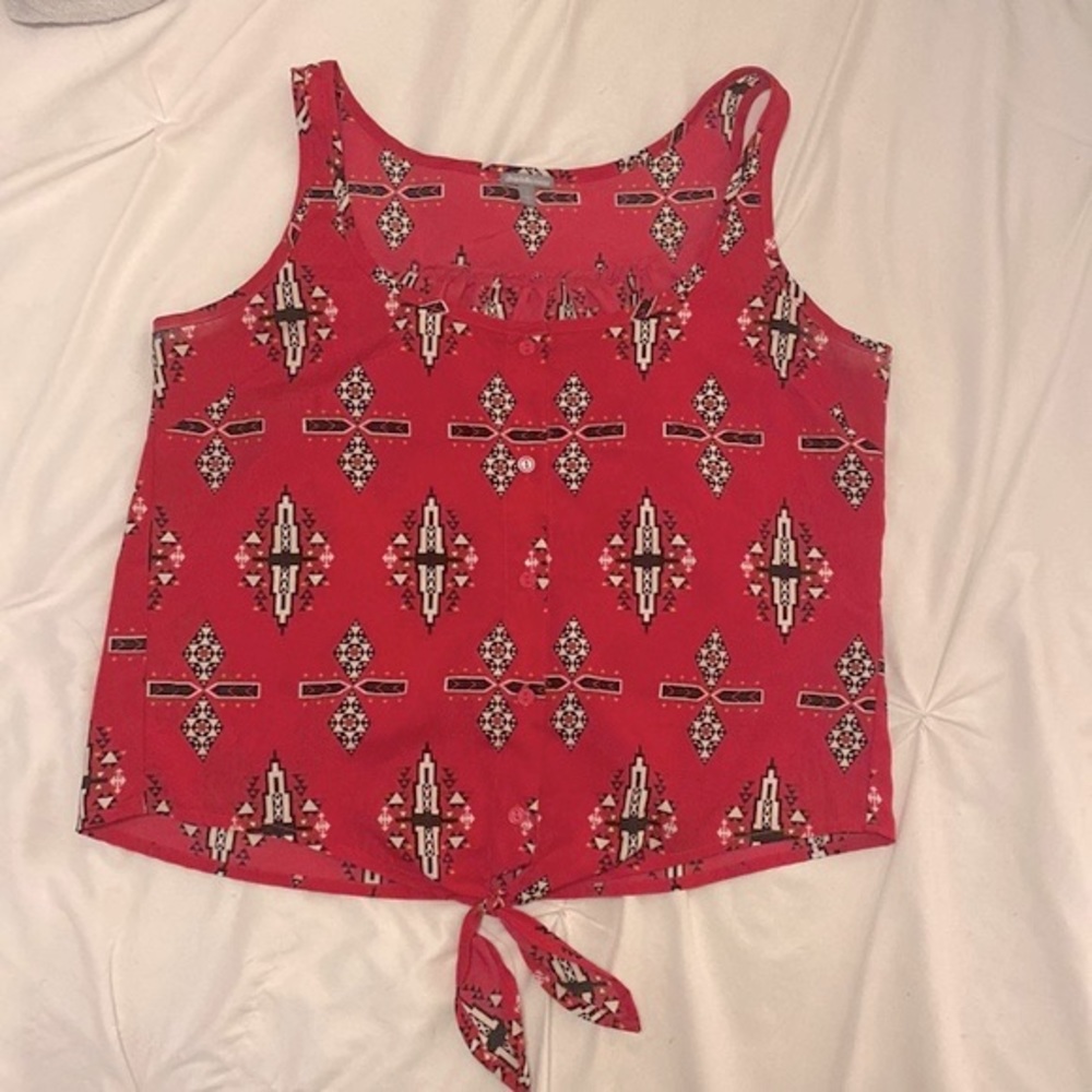 Charlotte Russe Cropped Tank, Size Small